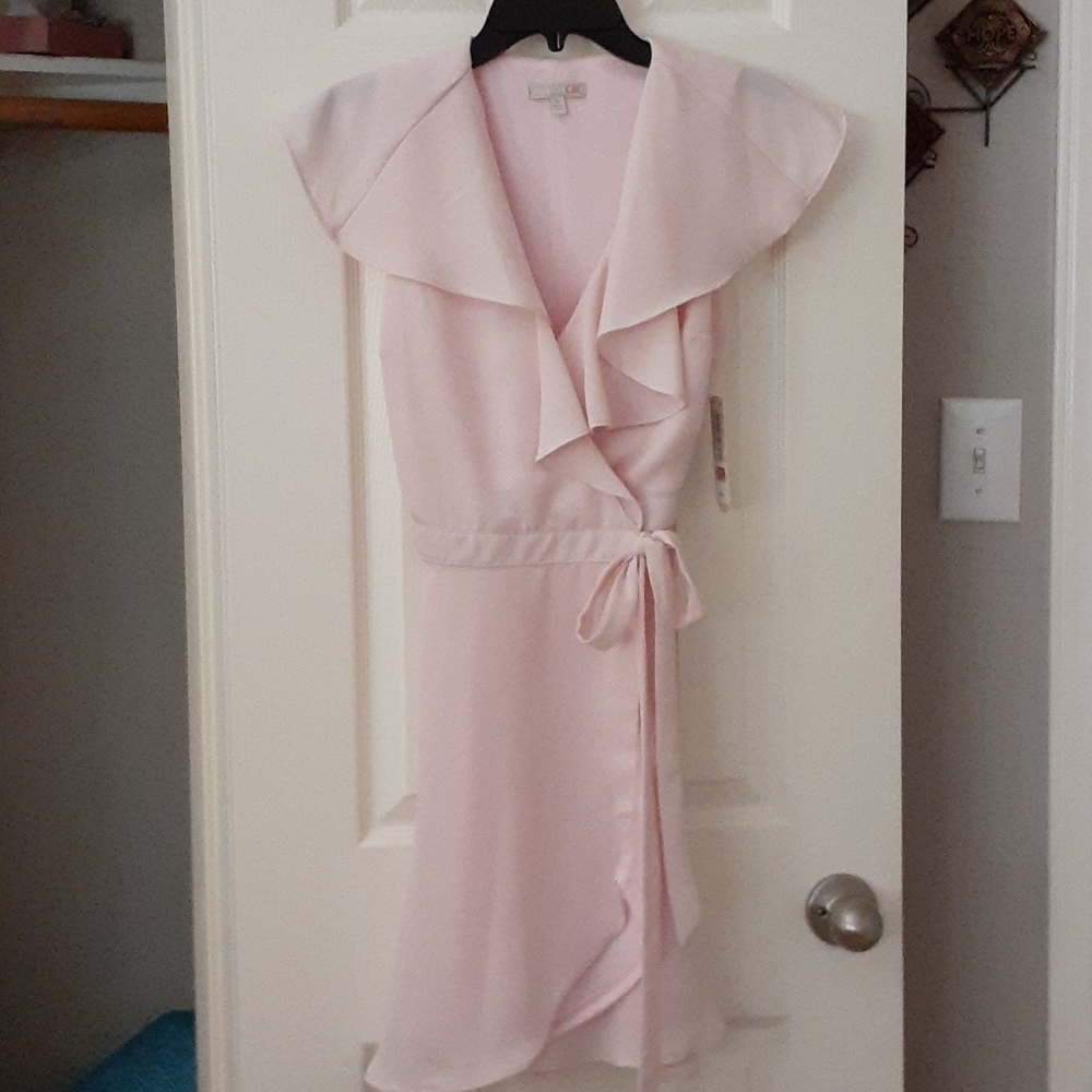 Pink wrap dress from GB size M